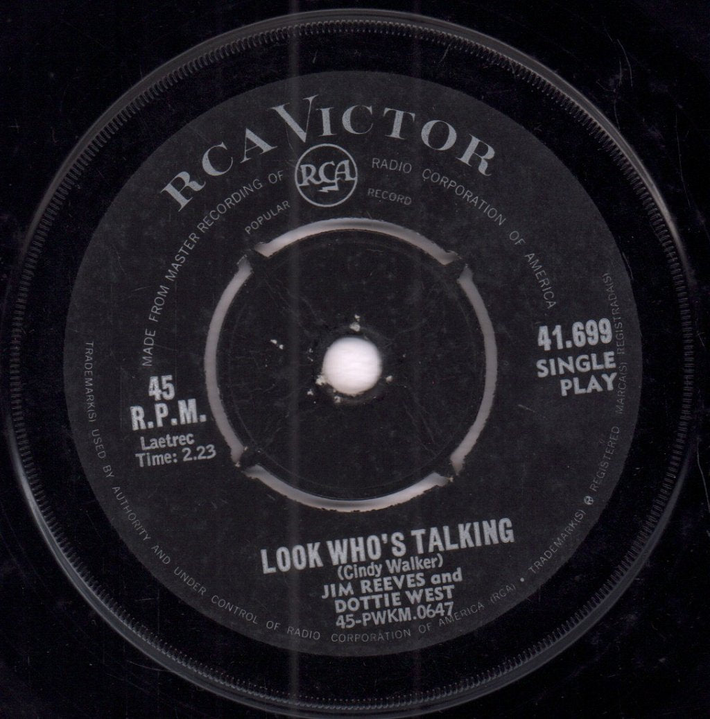 jim reeves and dottie west - Love Is No Excuse - 7 Inch