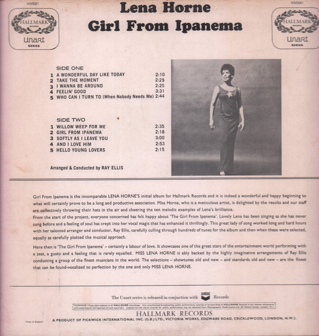 Lena Horne - Girl From Ipanema - Lp