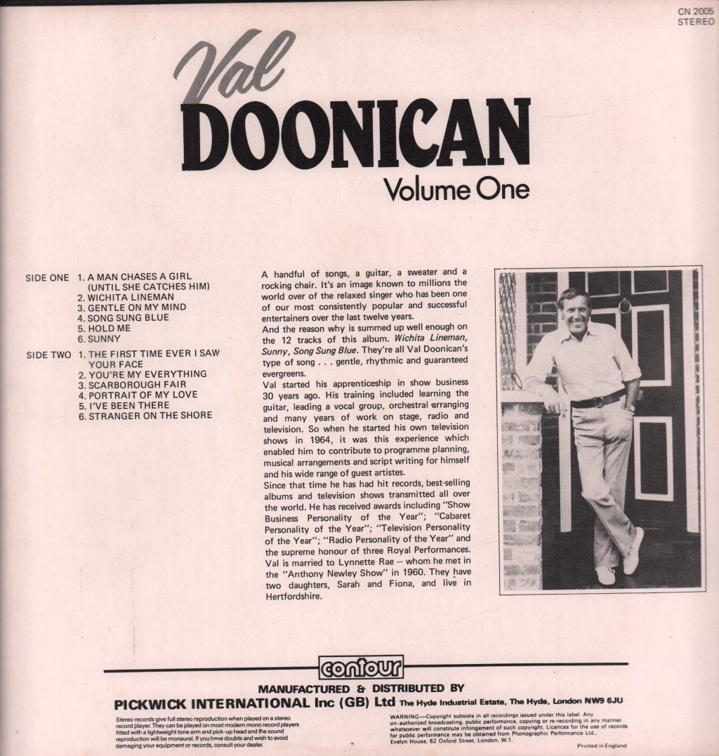 Val Doonican - Volume One - Lp