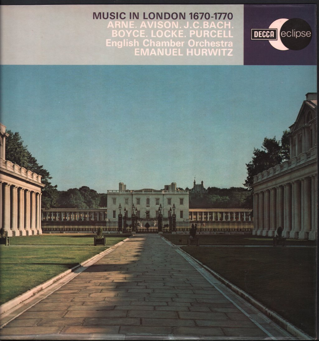 English Chamber Orchestra / Emanuel Hurwitz - Music In London 1670-1770 - Lp