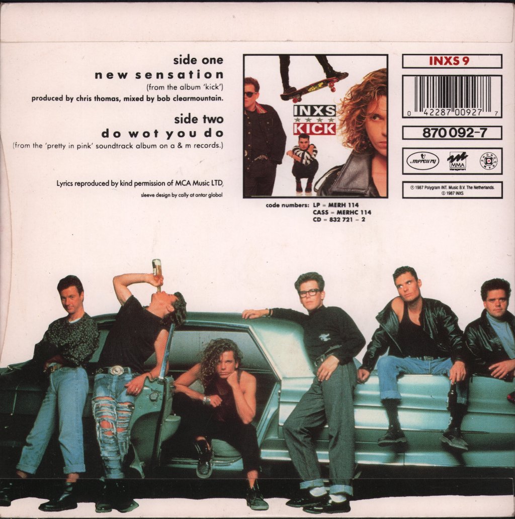 INXS - New Sensation - 7 Inch
