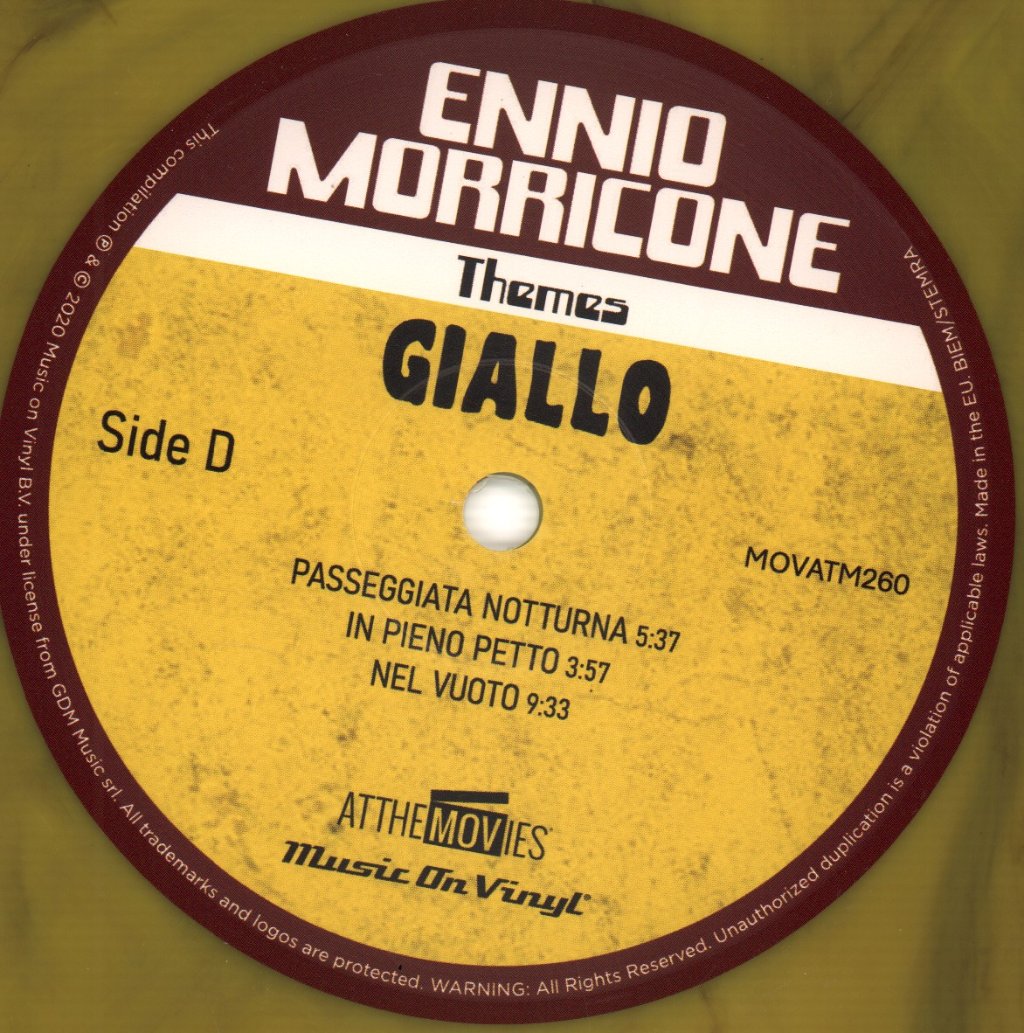 Ennio Morricone - Giallo - Double Lp