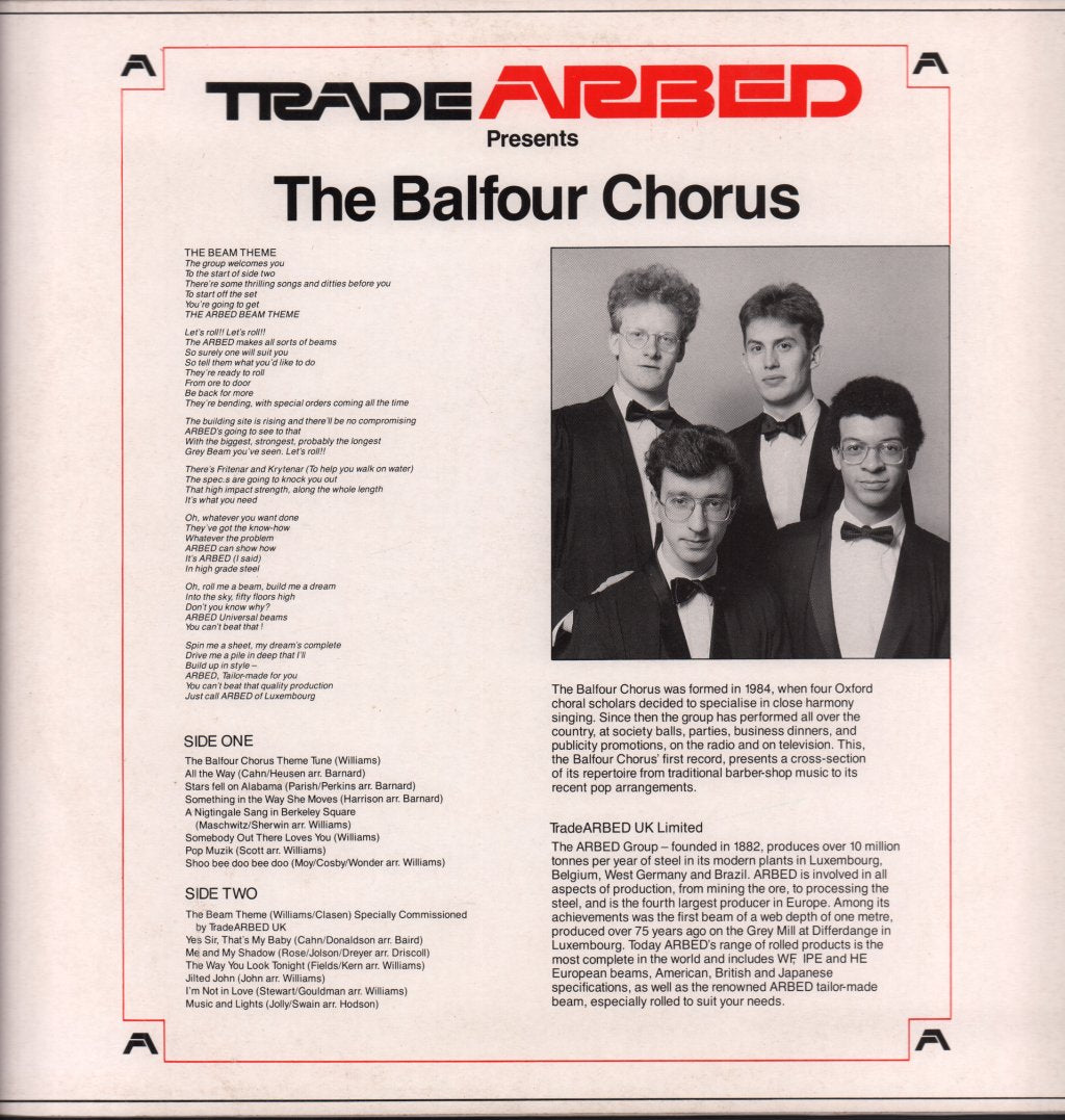 Balfour Chorus - Trade Arbed Presents The Beam Theme - Lp