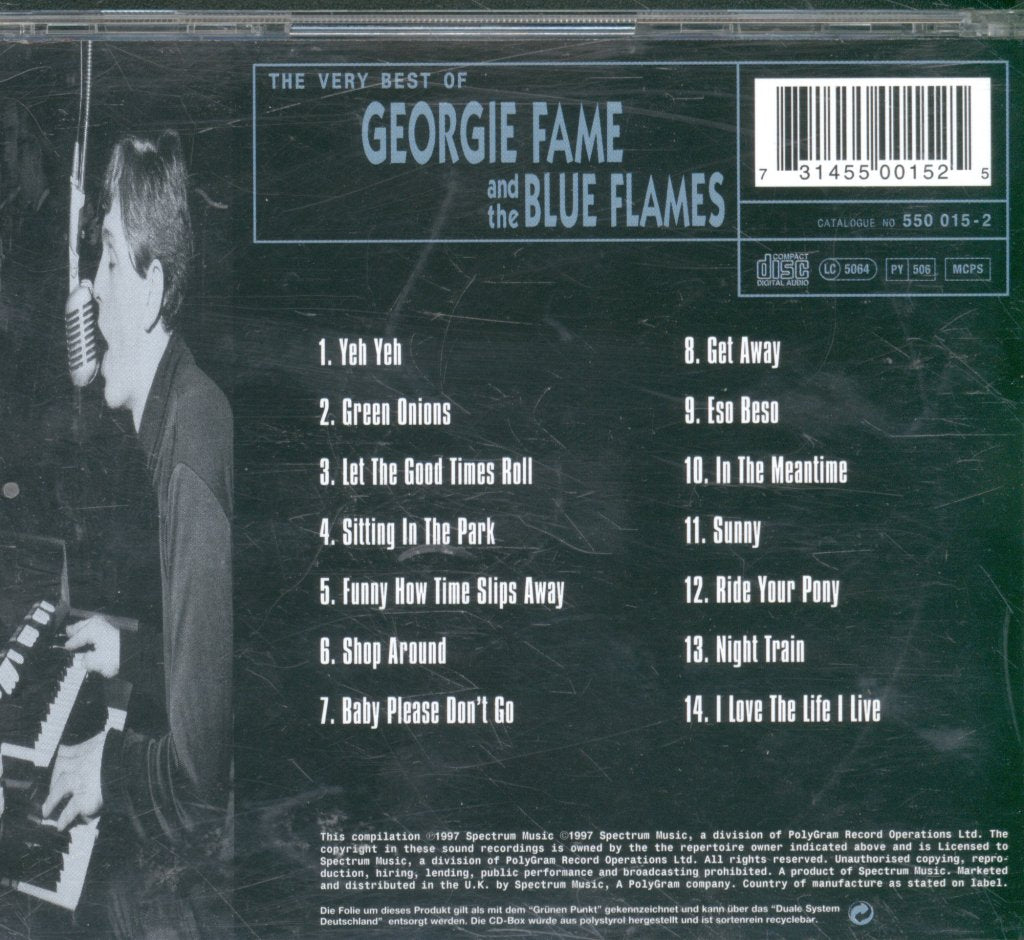 Georgie Fame And The Blue Flames - Very Best Of Georgie Fame And The Blue Flames - Cd