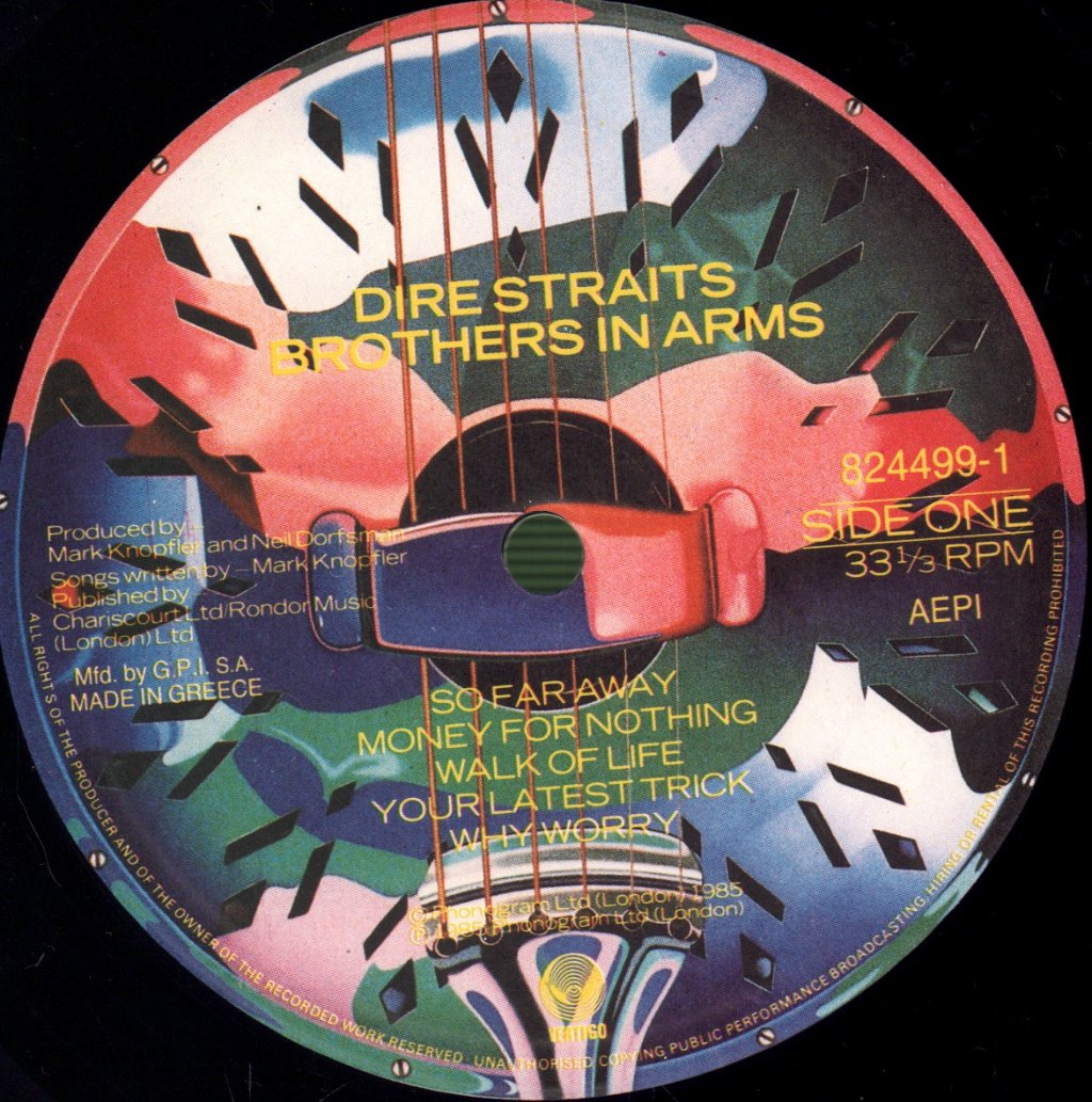 Dire Straits - Brothers In Arms - Lp