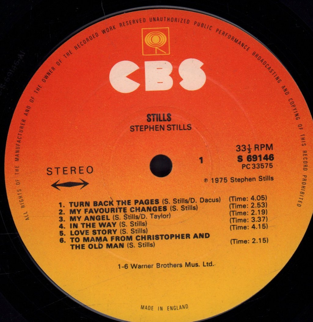 Stephen Stills - Stills - Lp