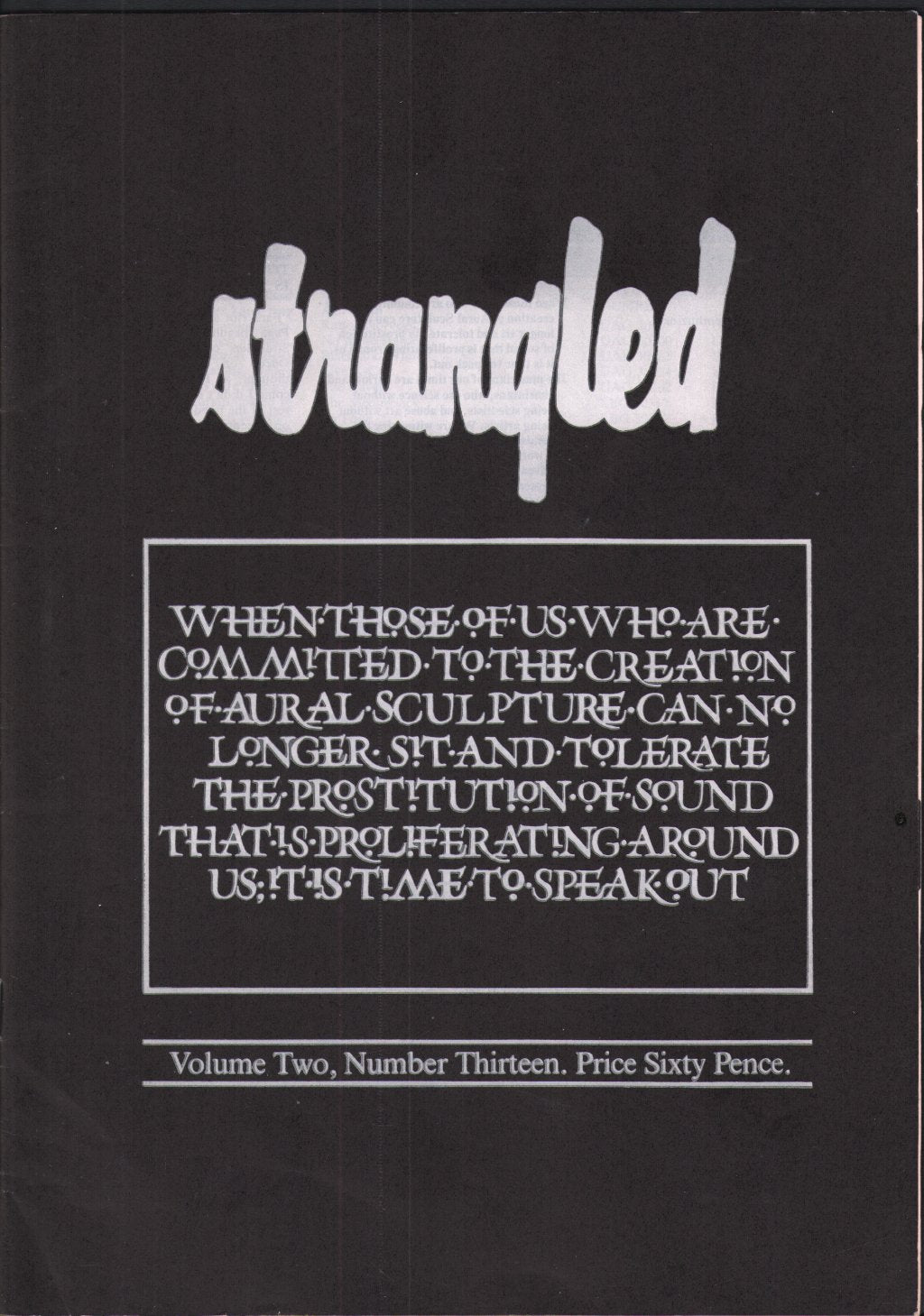 Stranglers - Strangled Volume 2 Number 13 - Fanzine
