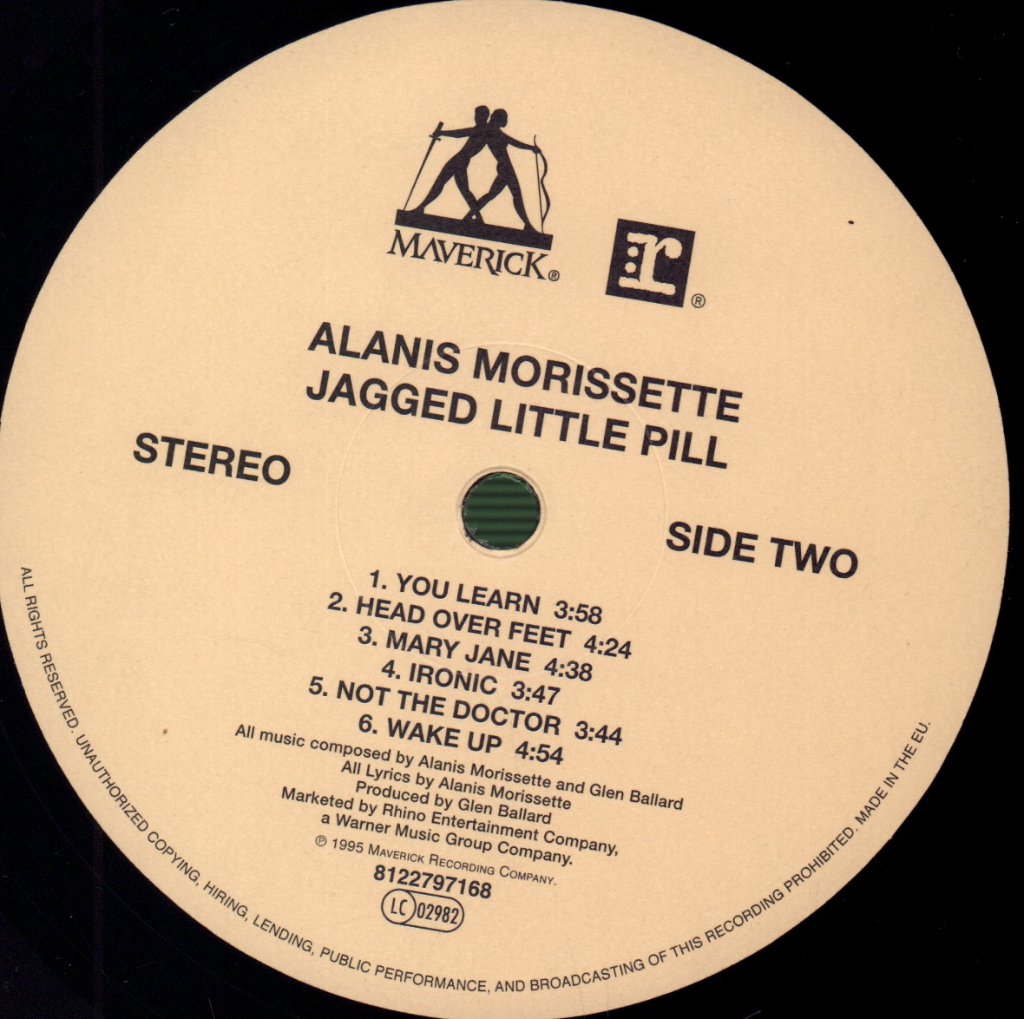 Alanis Morissette - Jagged Little Pill - Lp