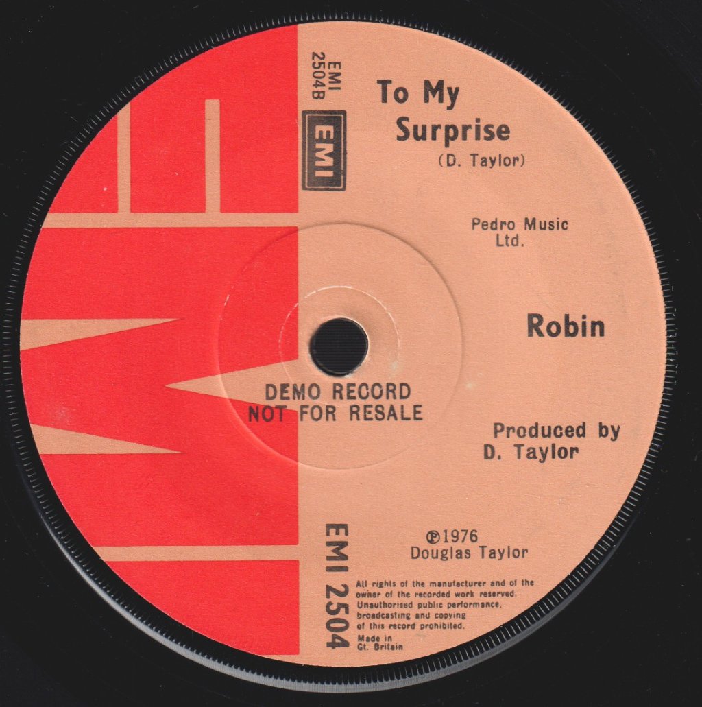 Robin - Back On Watership Down - 7 Inch
