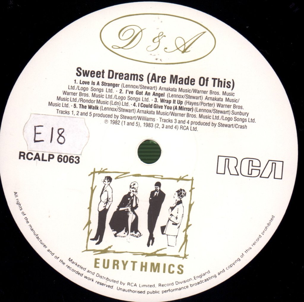 Eurythmics - Sweet Dreams - Lp