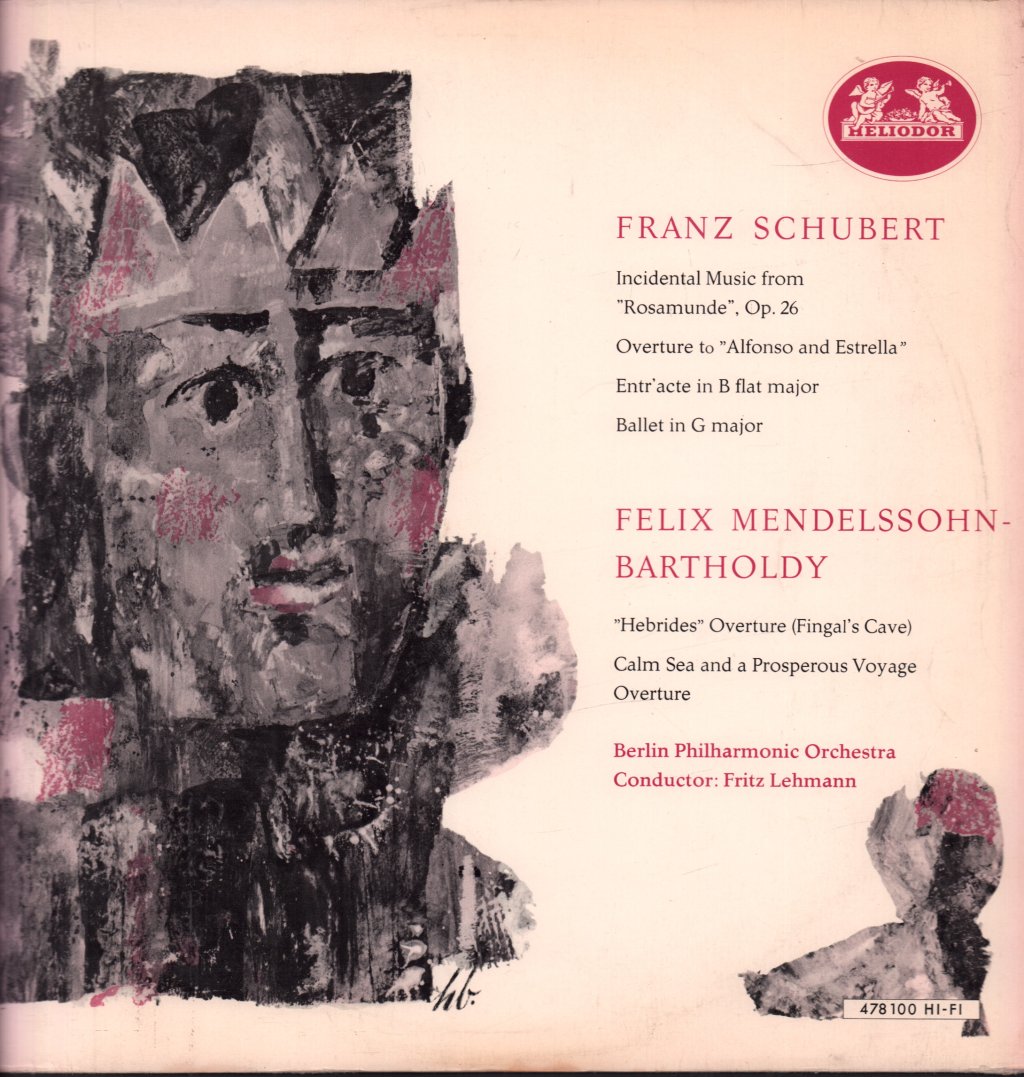 Berlin Philharmonic Orchestra - Incidental Music From Rosamunde Op.26 - Lp