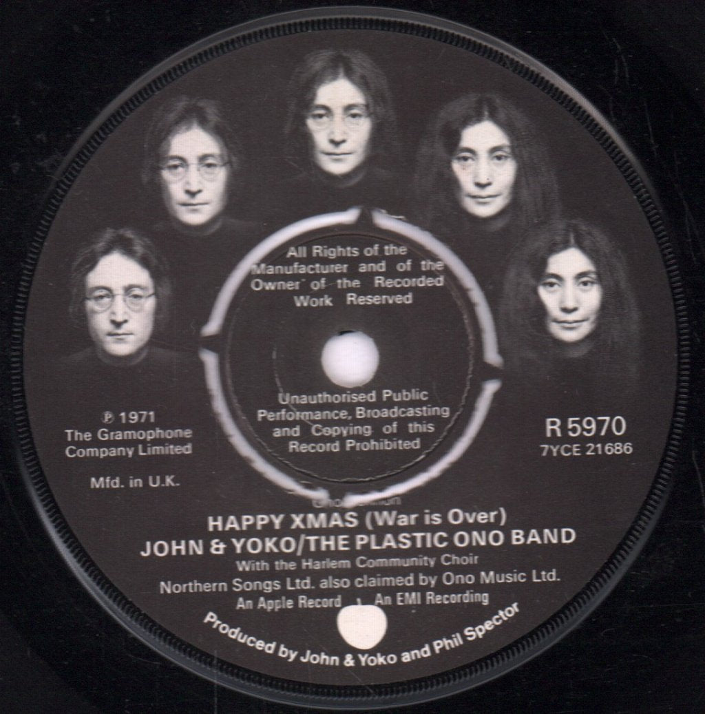 John And Yoko And The Plastic Ono Band - Happy Xmas - 7 Inch