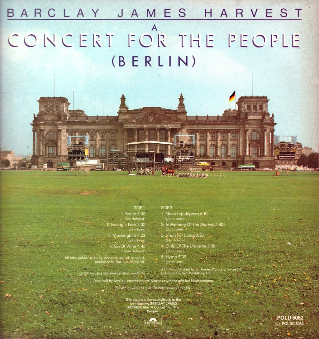 Barclay James Harvest - A Concert For The People (Berlin) - Lp