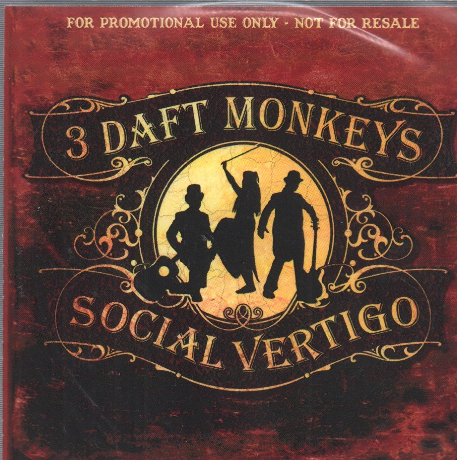 3 Daft Monkeys - Social Vertigo - Cdr