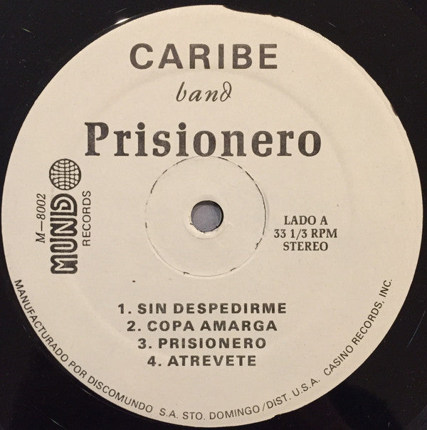 Caribe Band - Prisionero - Lp