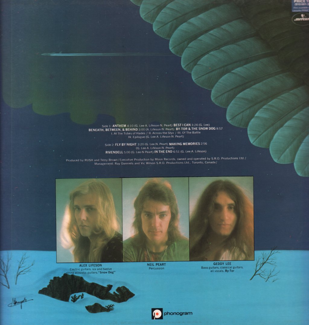 Rush - Fly By Night - Lp