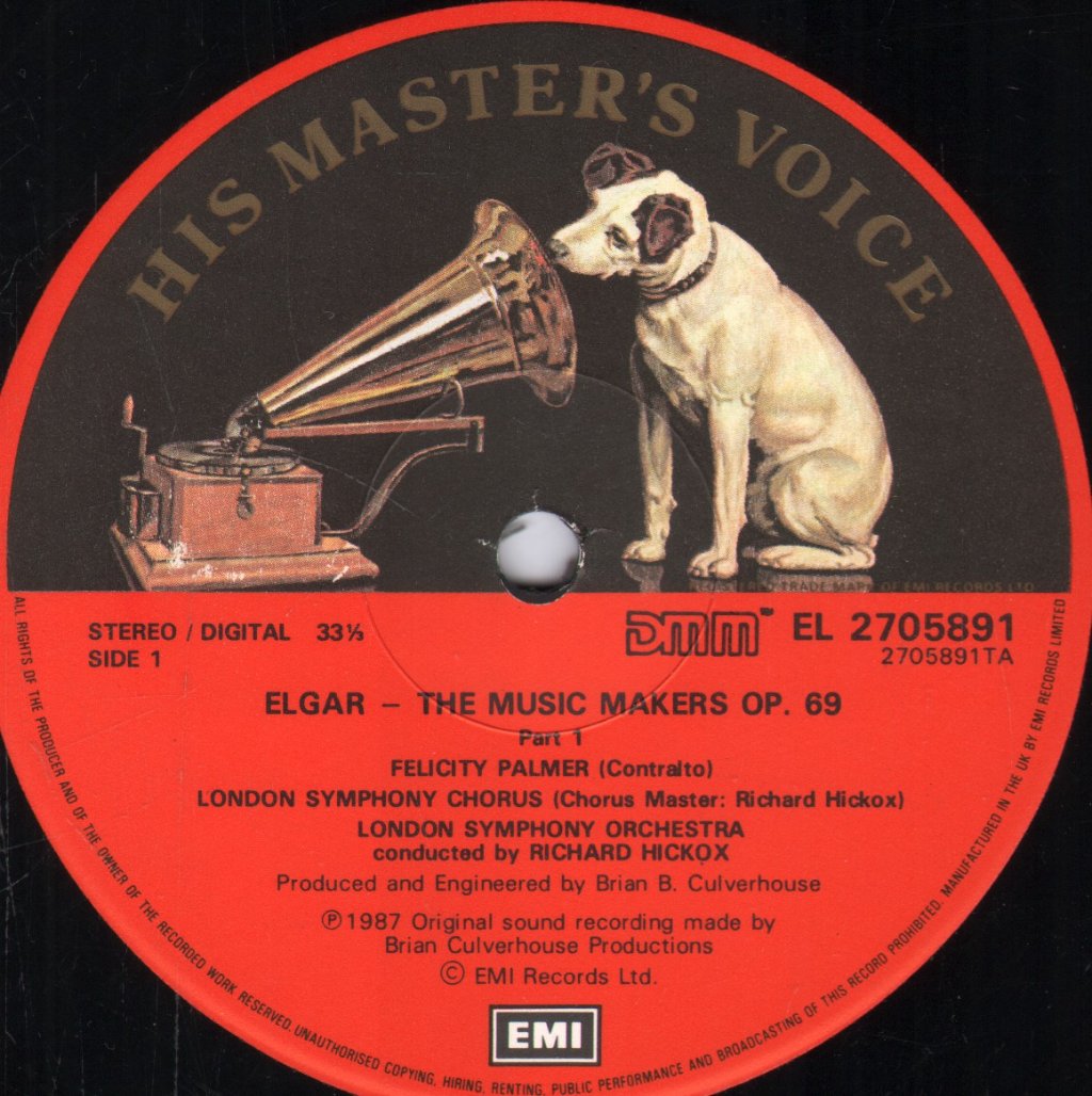 Felicity Palmer / London Symphony Orchestra / Richard Hickox - Elgar - Sea Pictures / The Music Makers - Lp