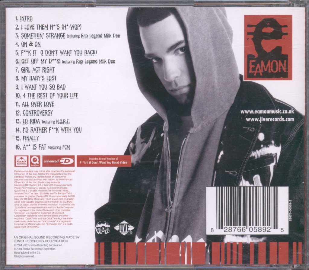 Eamon - I Don't Want You Back - Cd