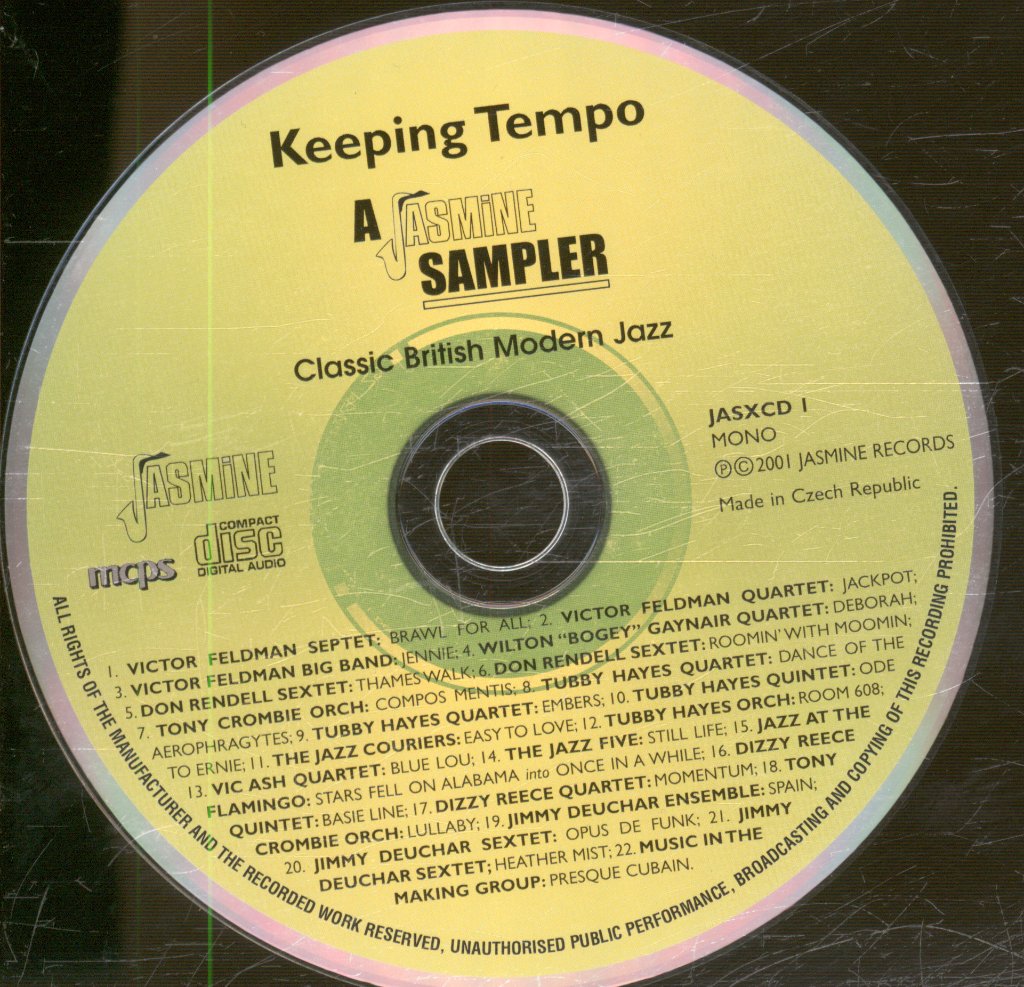 Various Artists - Keeping Tempo A Jasmine Sampler Classic British Modern Jazz - Cd