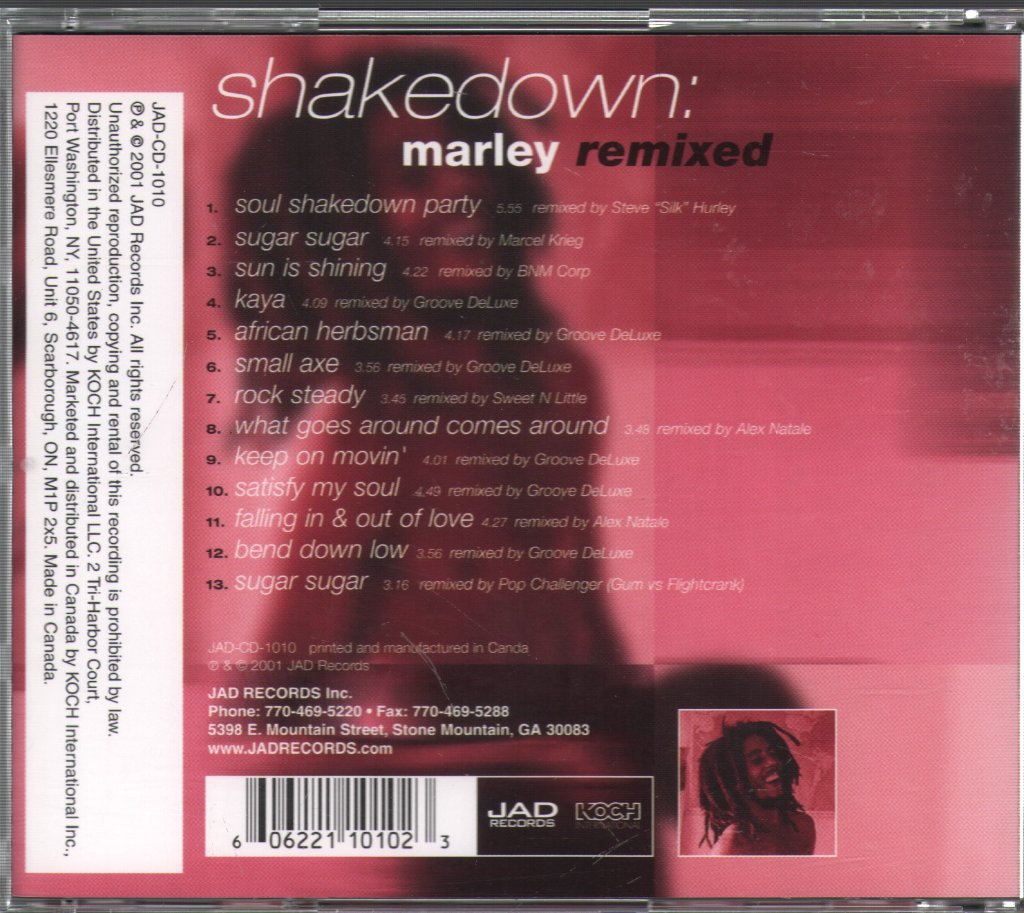 Bob Marley - Shakedown: Marley Remixed - Cd