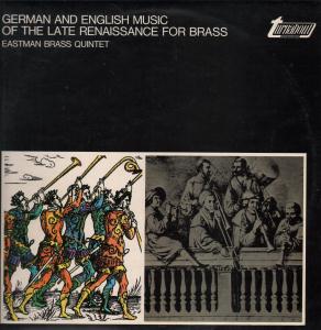 Eastman Brass Quintet - German And English Music Of The Late - Lp