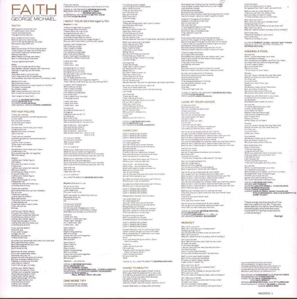 George Michael - Faith - Lp