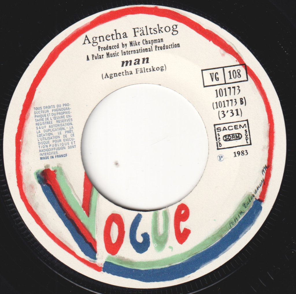 Agnetha Fältskog - Heat Is On - 7 Inch