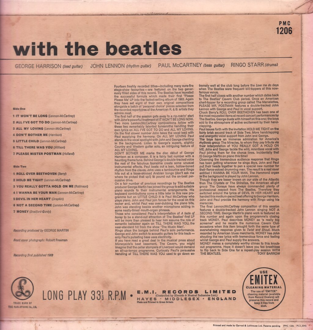 Beatles - With The - Lp