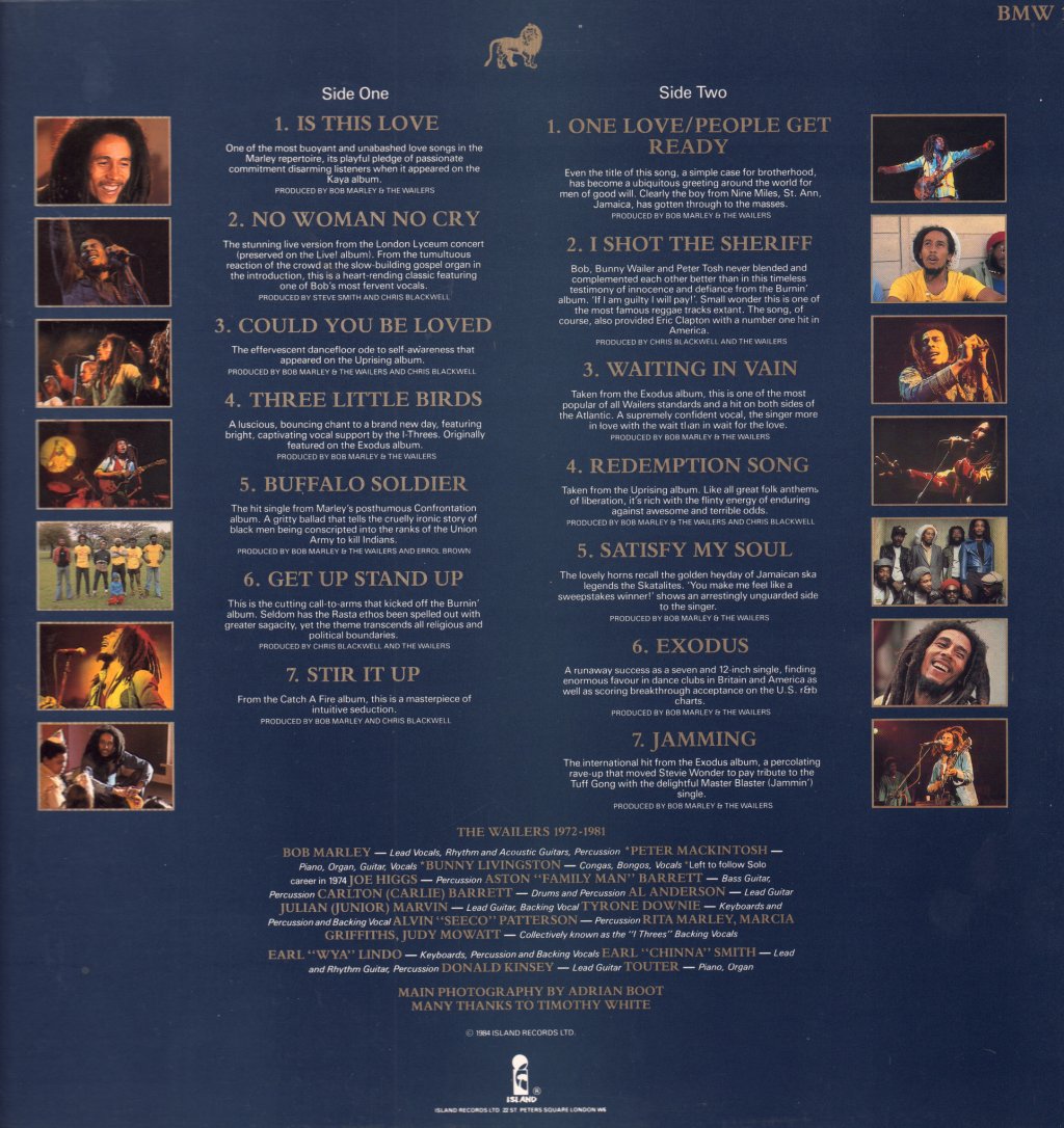 Bob Marley And The Wailers - Legend - Lp