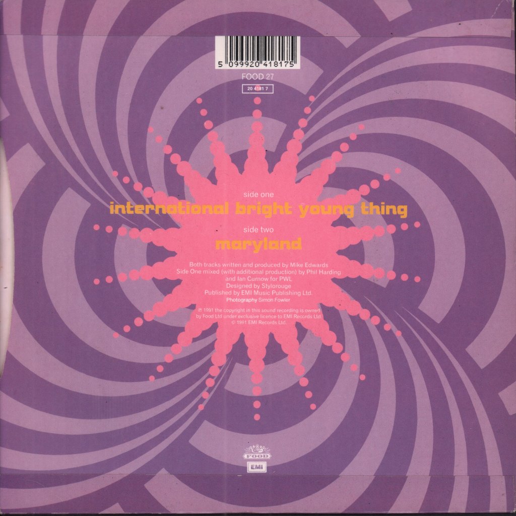 Jesus Jones - International Bright Young Thing - 7 Inch