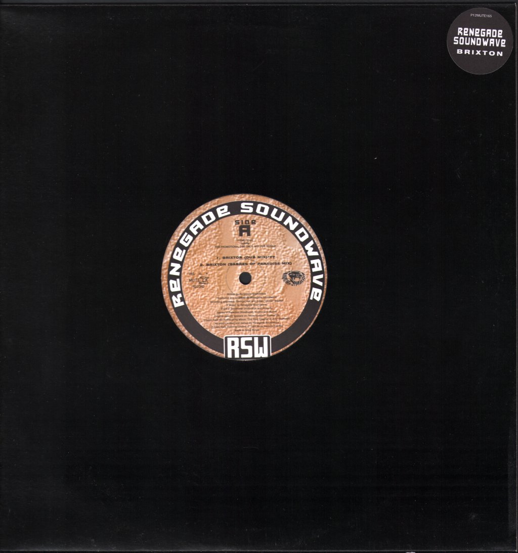 Renegade Soundwave - Brixton - 12 Inch