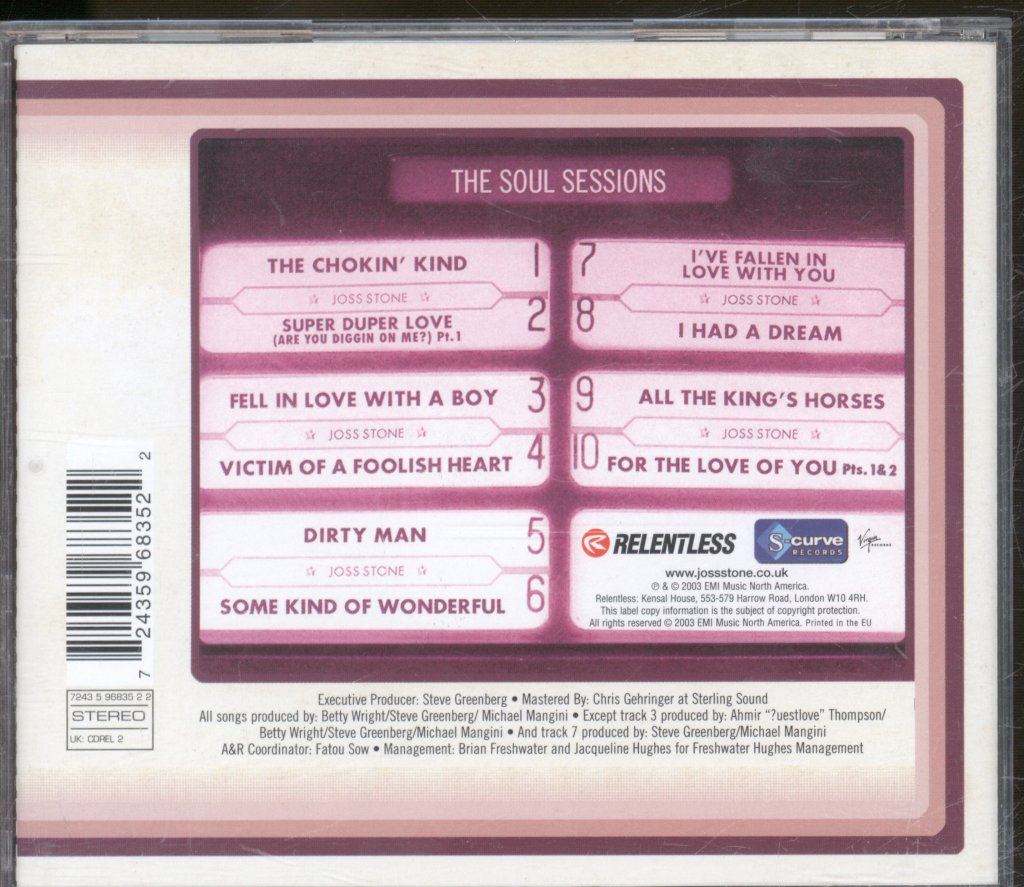 Joss Stone - Soul Session - Cd