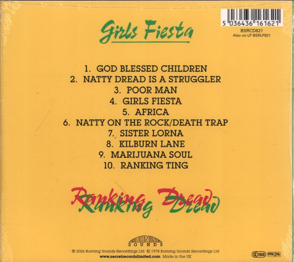 Ranking Dread - Girls Fiesta - Cd