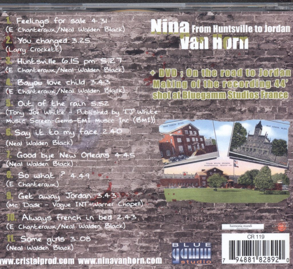 Nina Van Horn - From  Huntsville To Jordan - Cd/Dvd