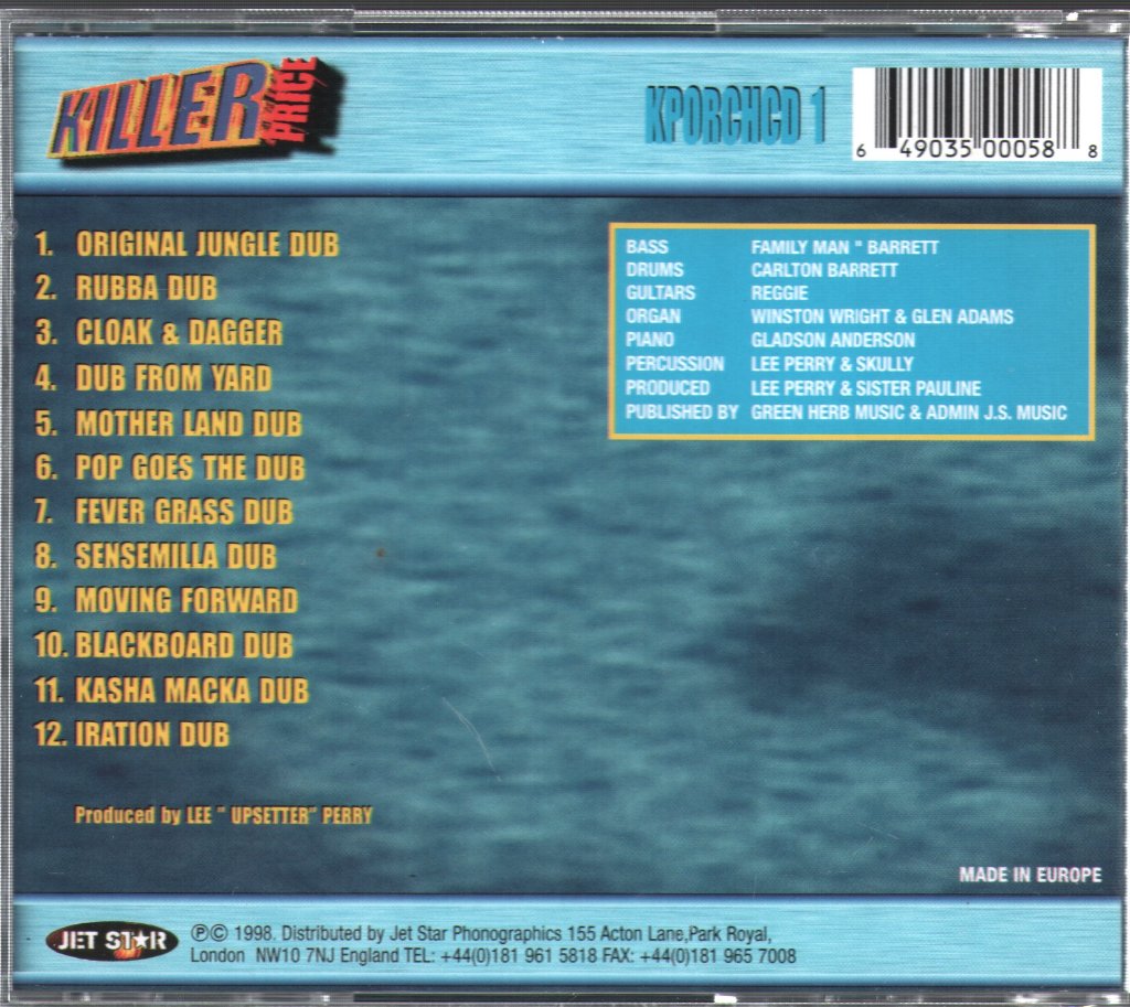 Lee Perry - 'Original' Black Board Jungle Dub - Cd