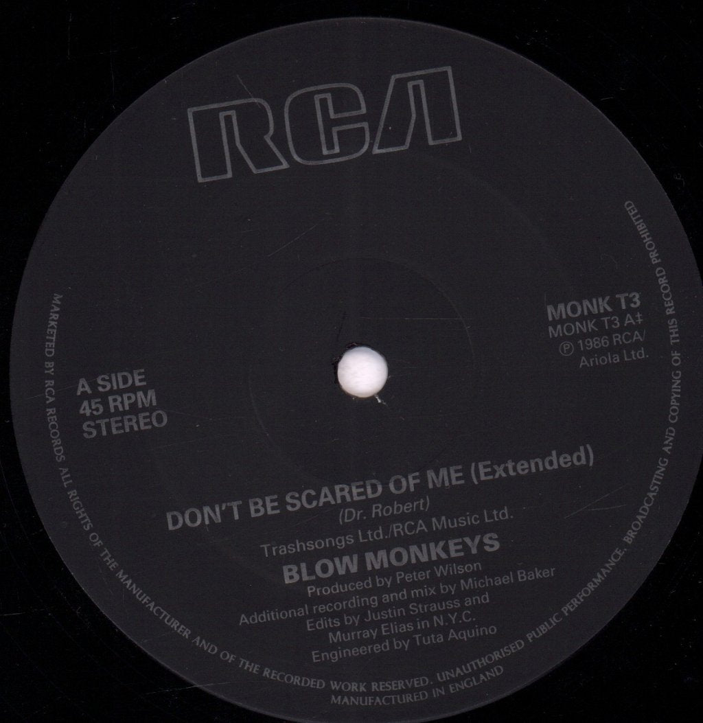 Blow Monkeys - Don't Be Scared Of Me - 12 Inch