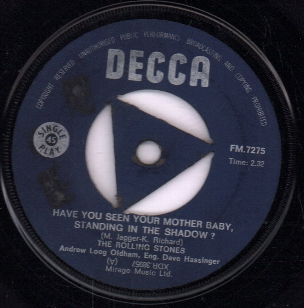 Rolling Stones - Have You Seen Your Mother - 7 Inch