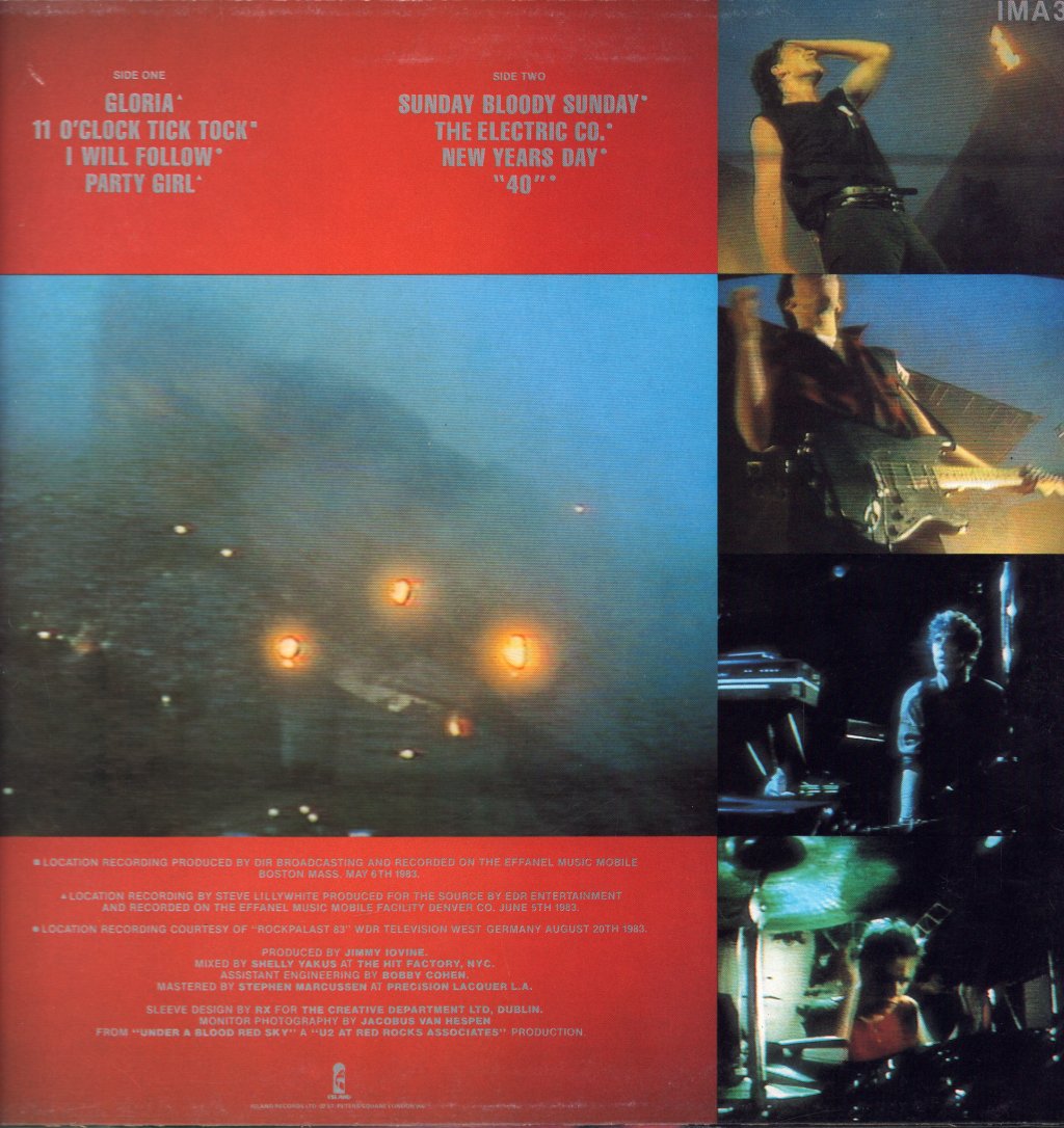 U2 - Under A Blood Red Sky - Lp