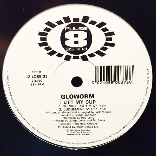 Gloworm - I Lift My Cup - 12 Inch