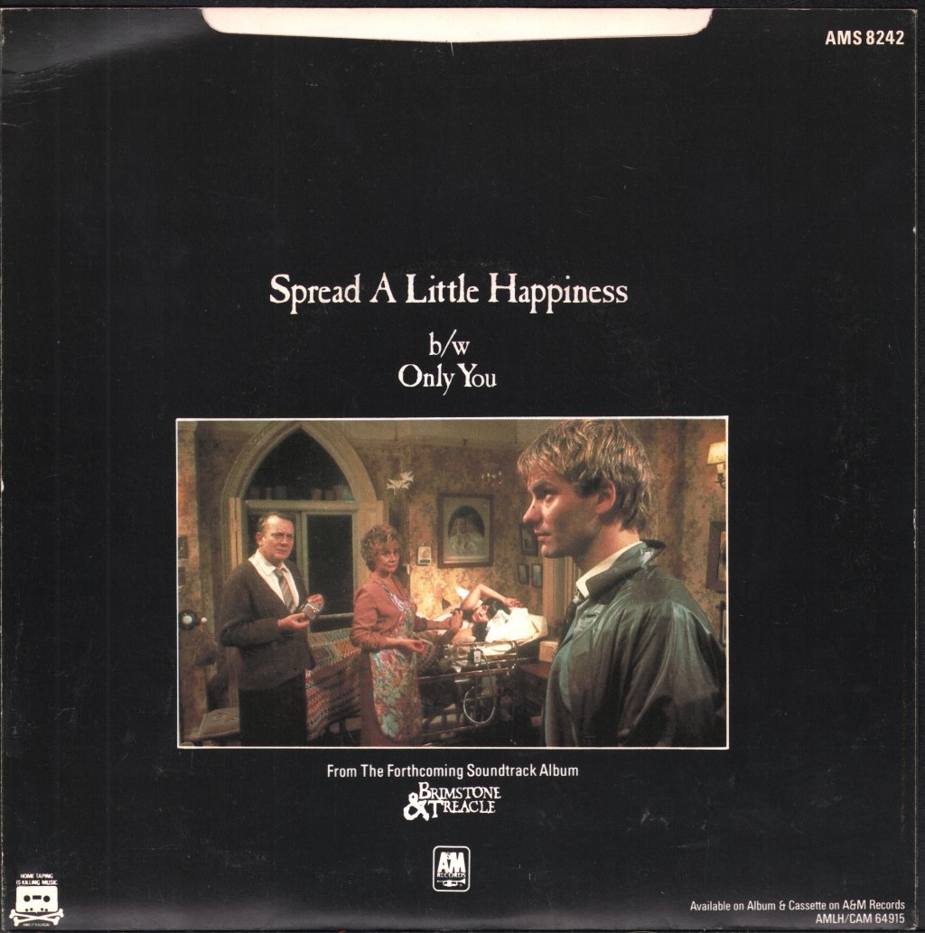 Sting - Spread A Little Happiness - 7 Inch