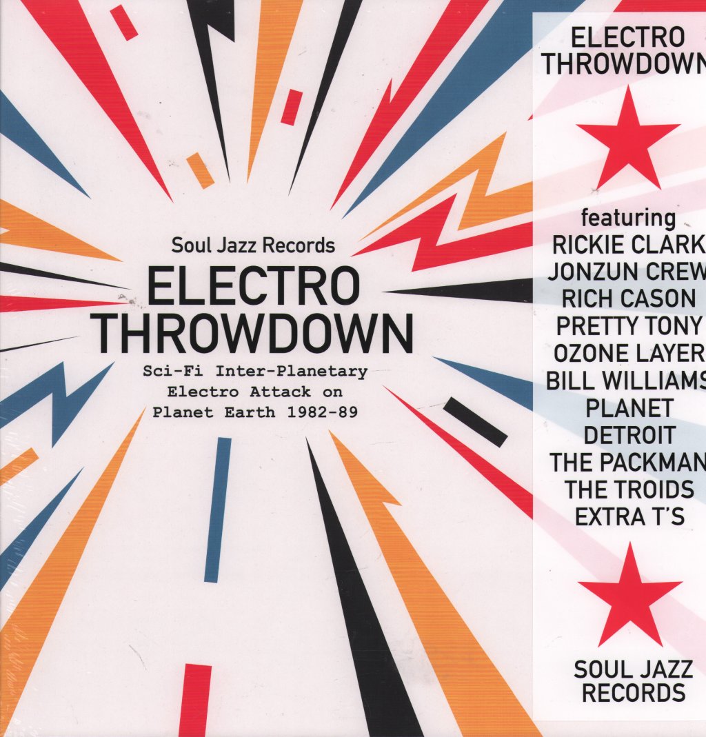 Various Artists - Electro Throwdown - Sci-Fi Inter-Planetary Electro Attack on Planet Earth 1982-89 - Double Lp