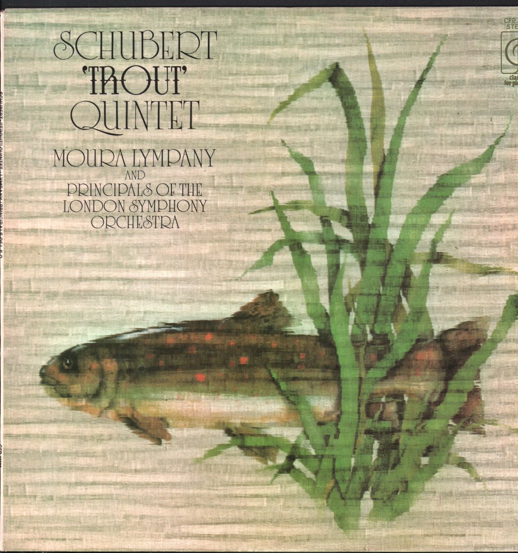 Moura Lympany / Principals Of The London Symphony Orchestra - Schubert Trout Quintet - Lp