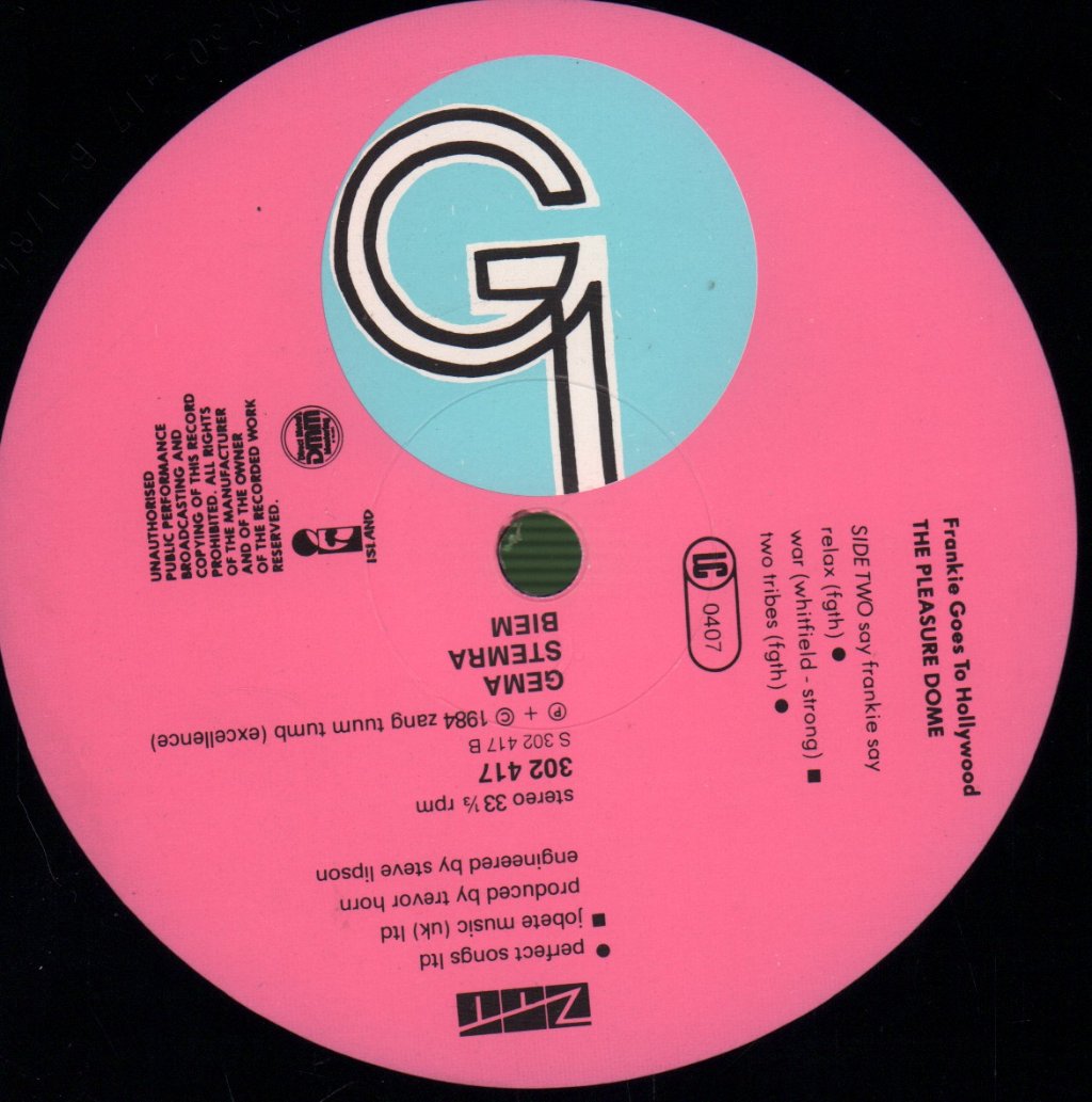 Frankie Goes To Hollywood - Welcome To The Pleasuredome - Double Lp