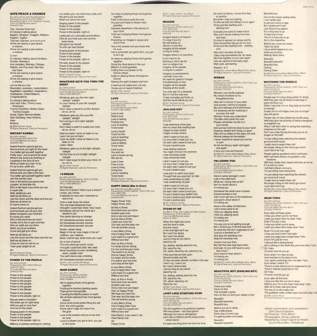 John Lennon - Collection - Lp