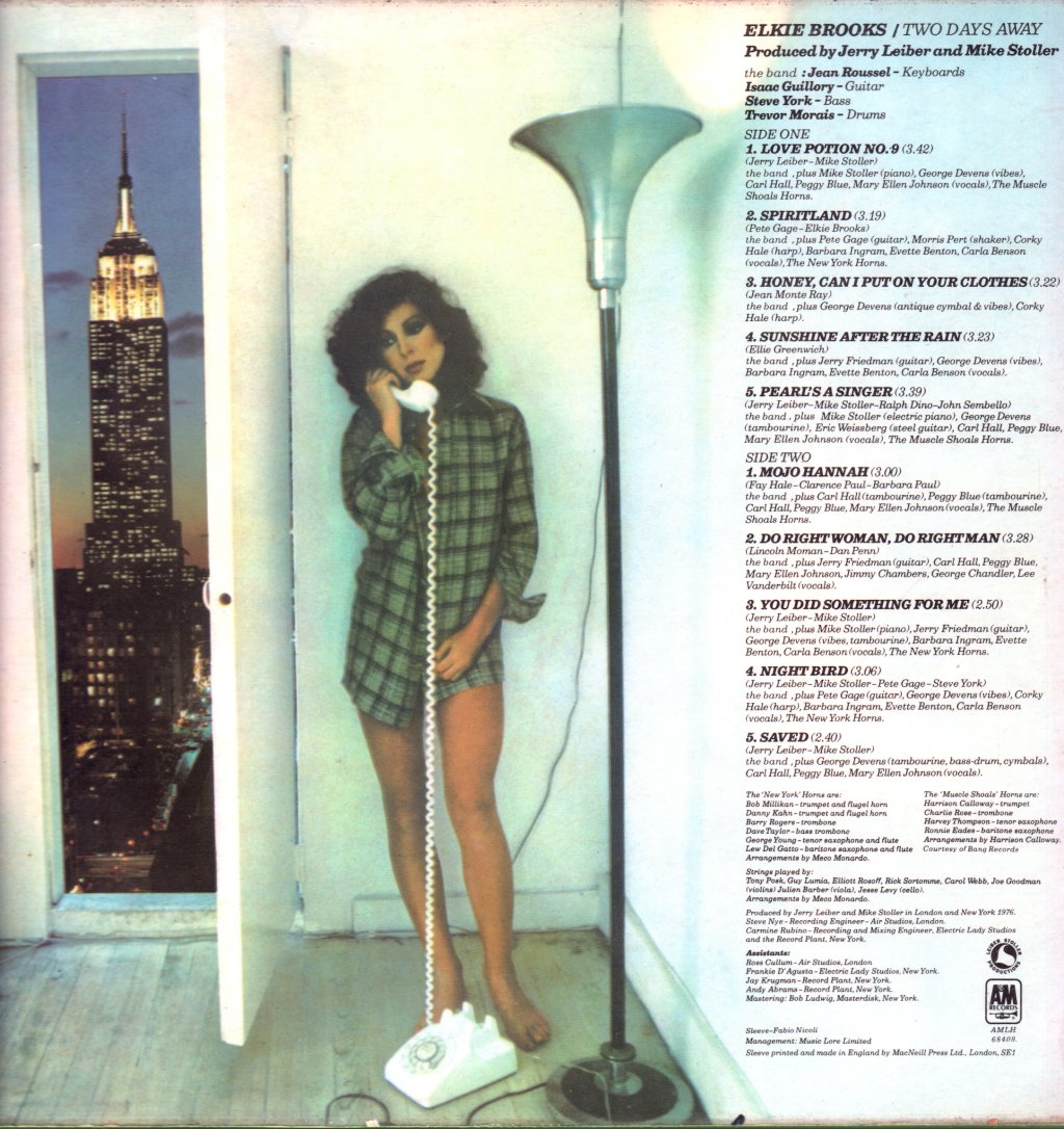 Elkie Brooks - Two Days Away - Lp