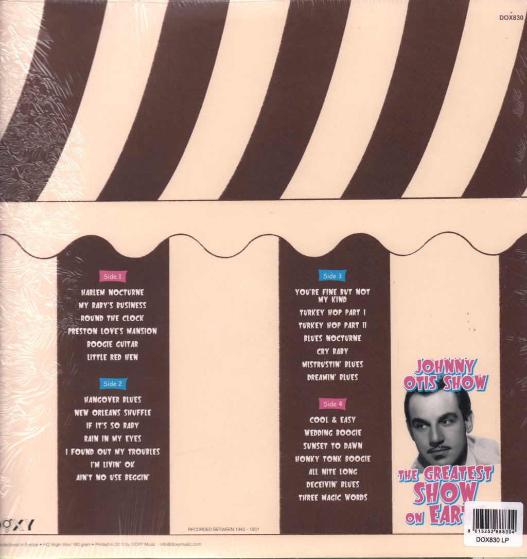 Johnny Otis Show - Greatest Show On Earth - Double Lp
