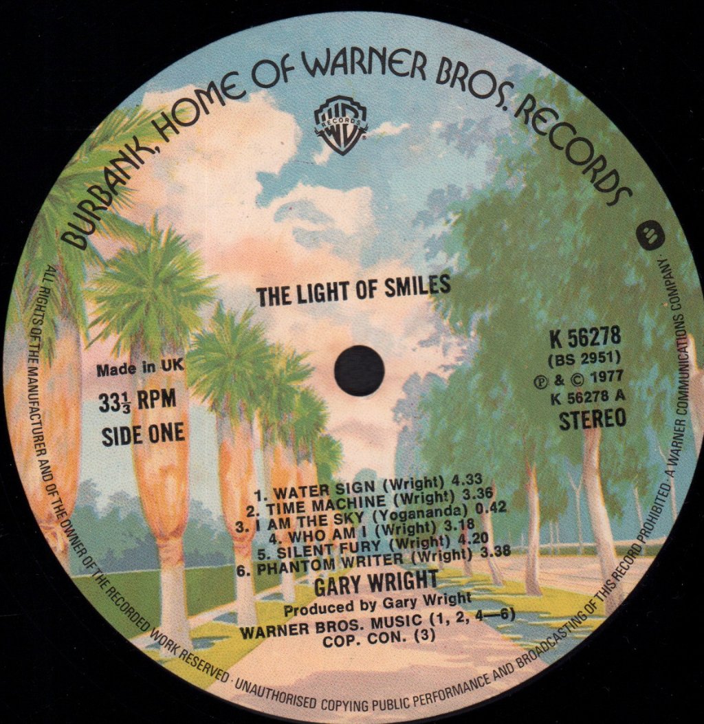 Gary Wright - Light Of Smiles - Lp