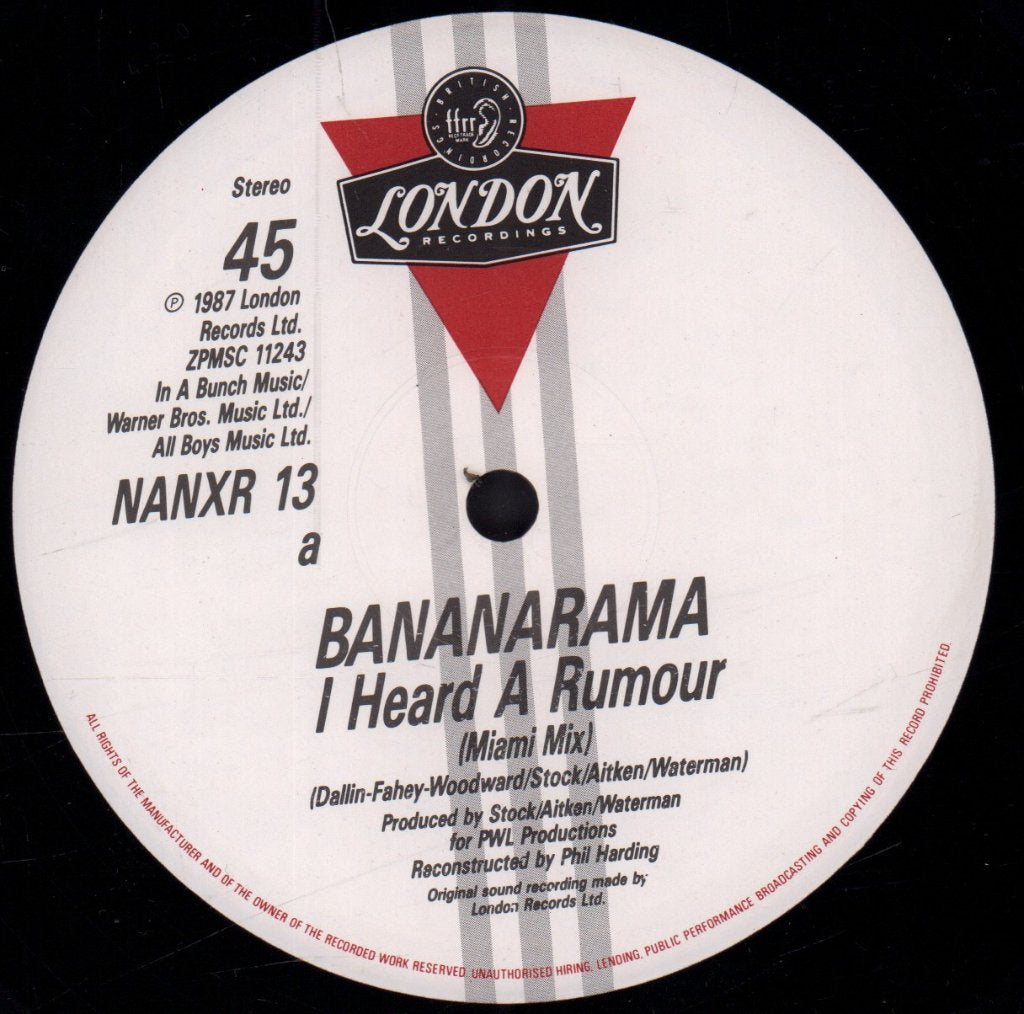 Bananarama - I Heard A Rumour - 12 Inch