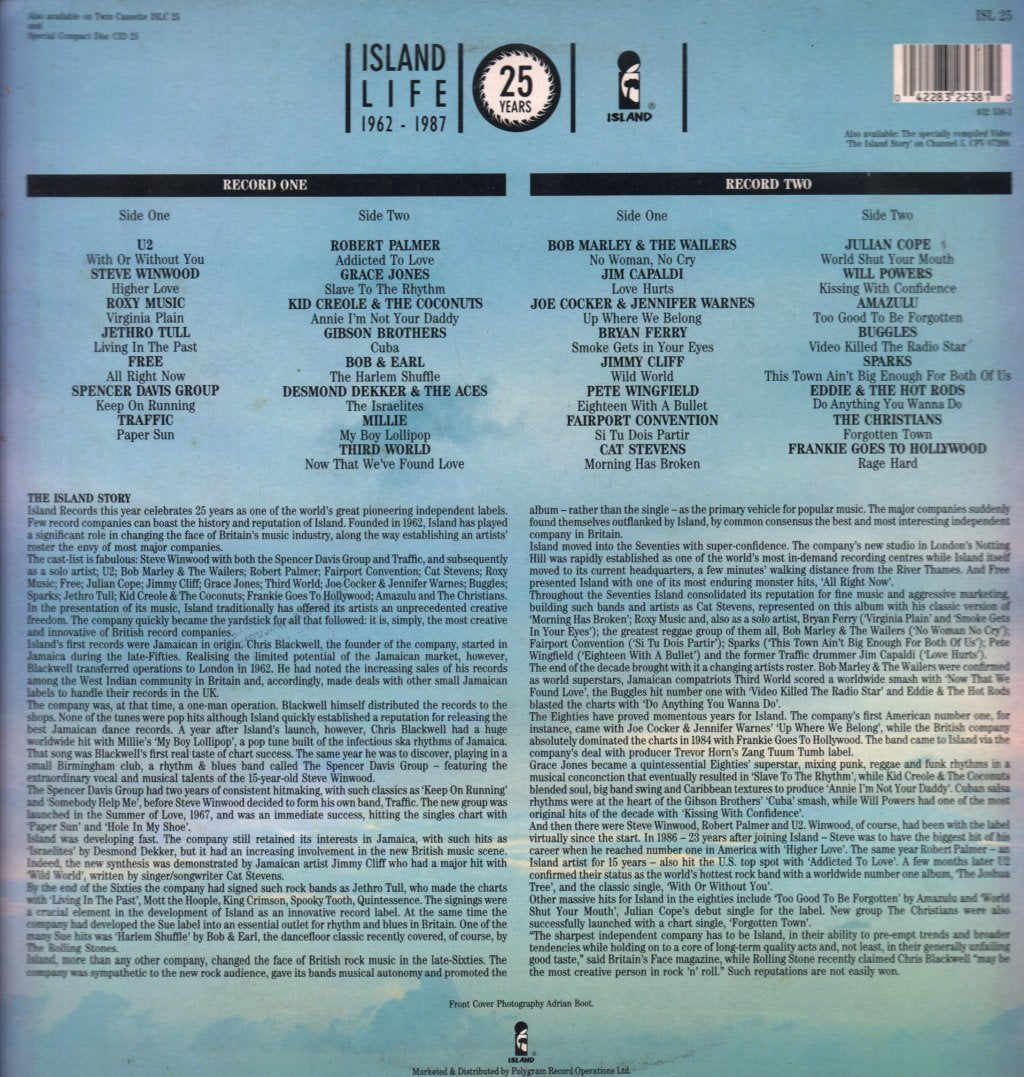 Various Artists - Island Story - Double Lp