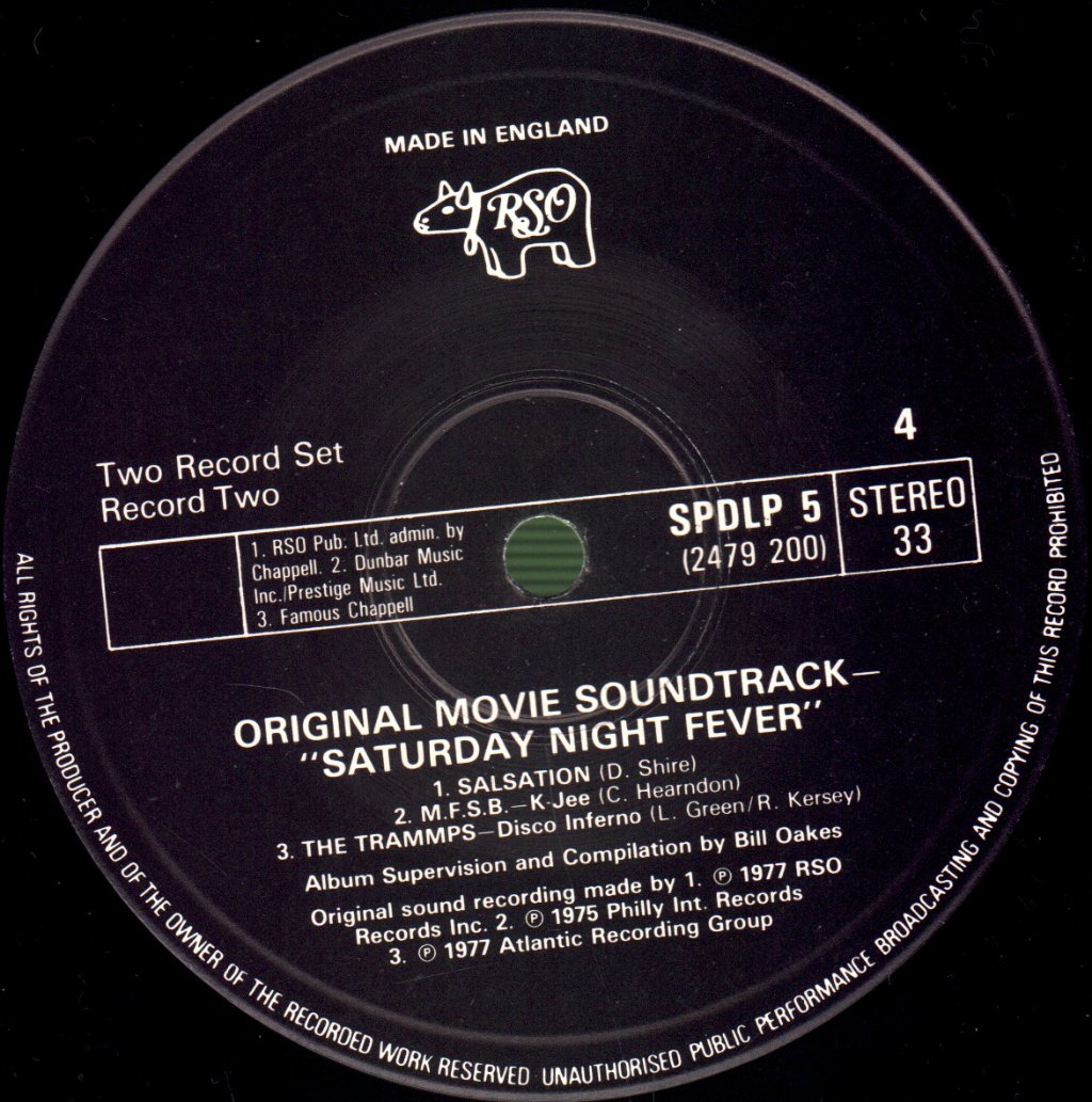 Various Artists - Saturday Night Fever (Original Movie Soundtrack) - Double Lp